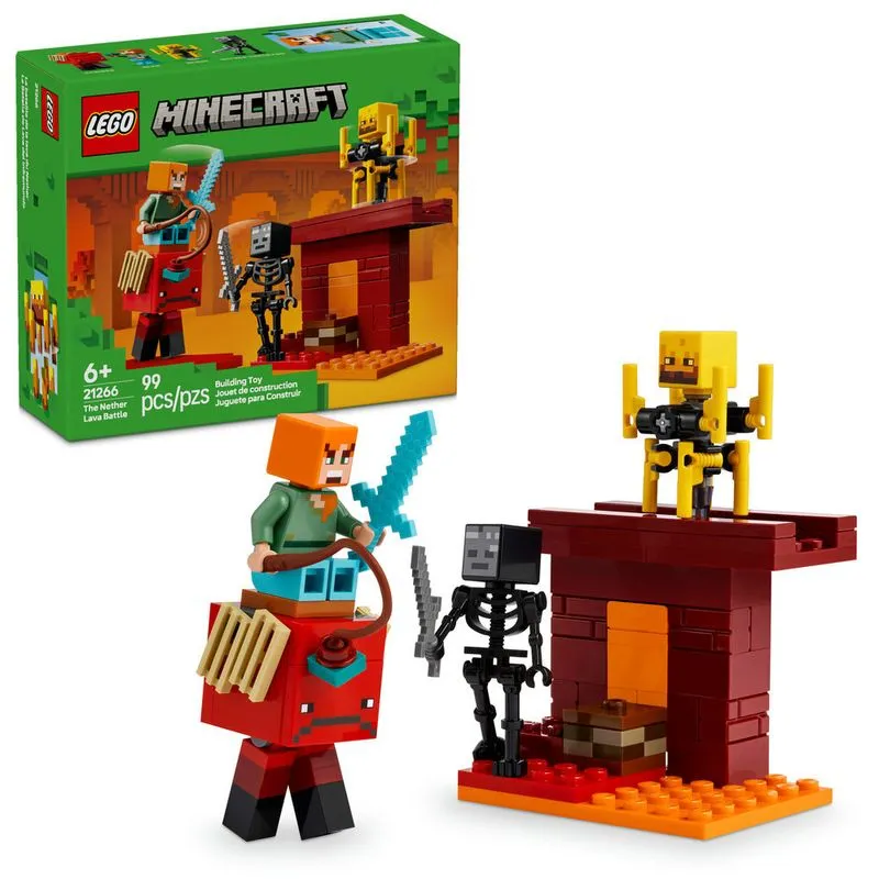 LEGO - Minecraft - A Batalha de Lava no Nether