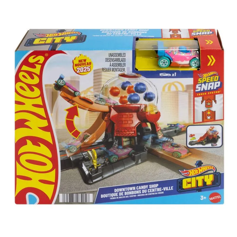 Pista De Percurso - Hot Wheels - Loja De Doces - City