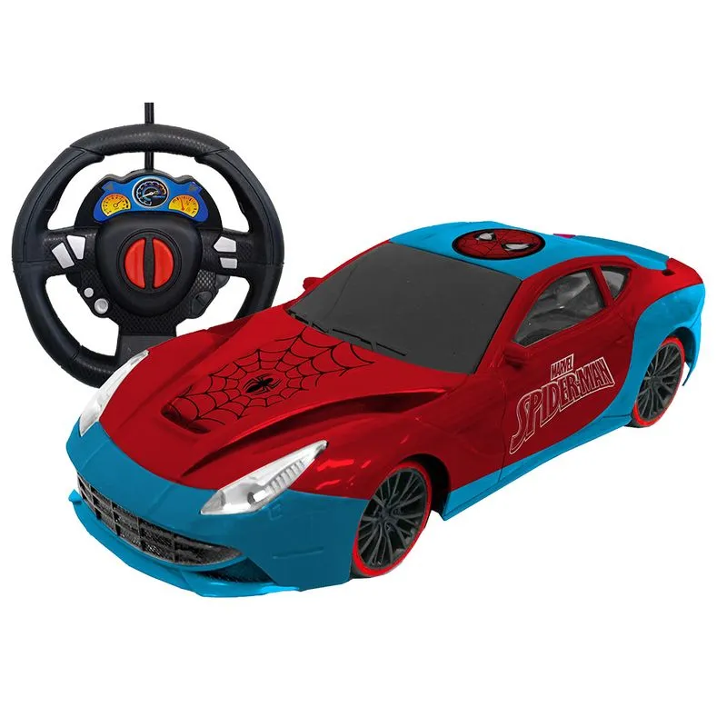 Carrinho com Controle Remoto - Marvel - Homem-Aranha - Autoracing