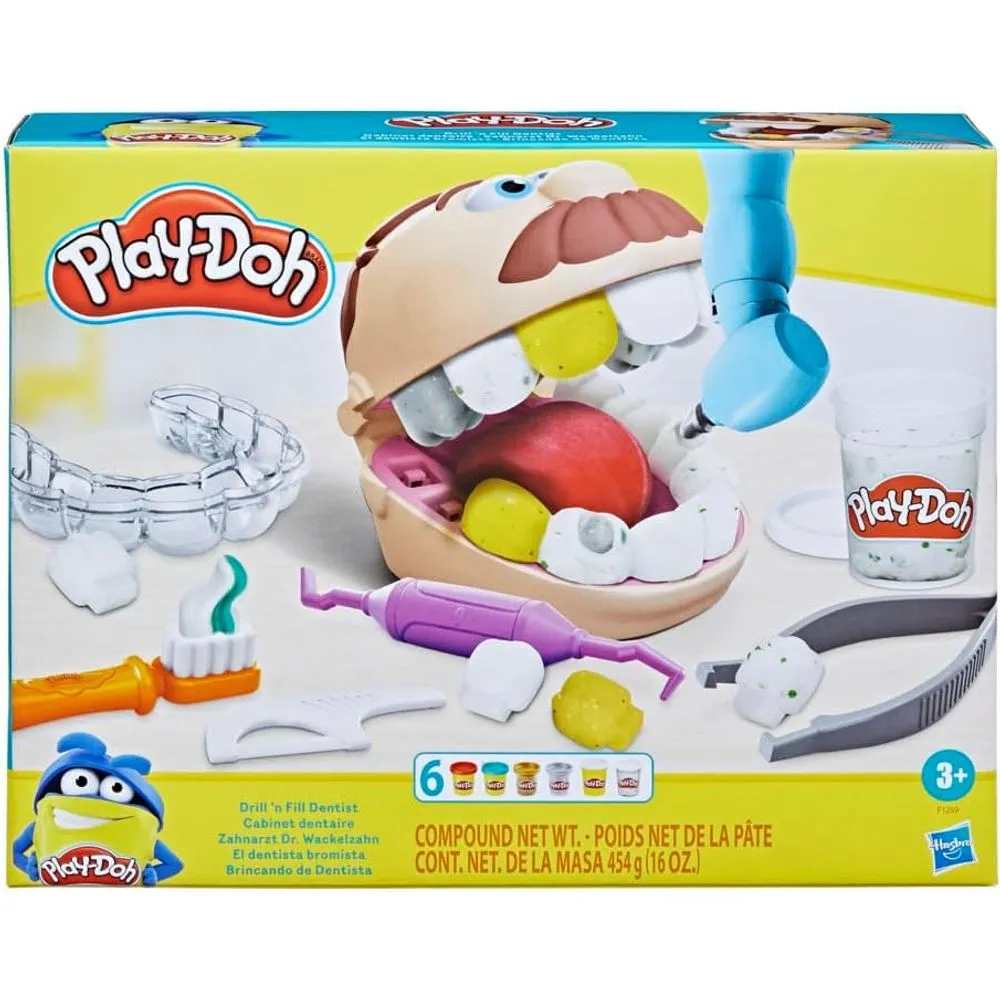 Massinha Play-Doh - Brincando de Dentista
