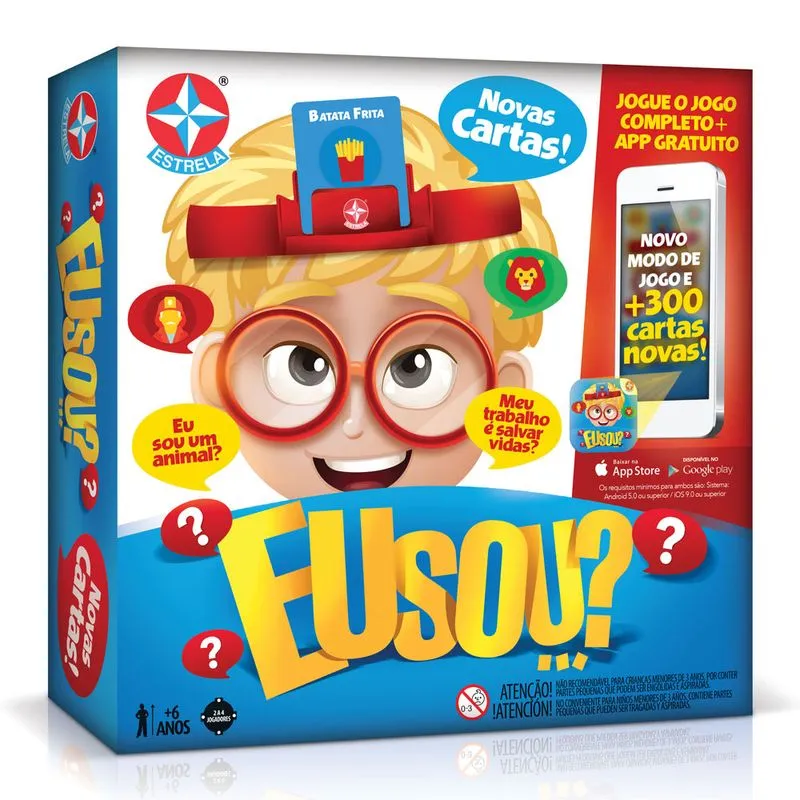 Jogo Eu Sou? - Novas Cartas e App
