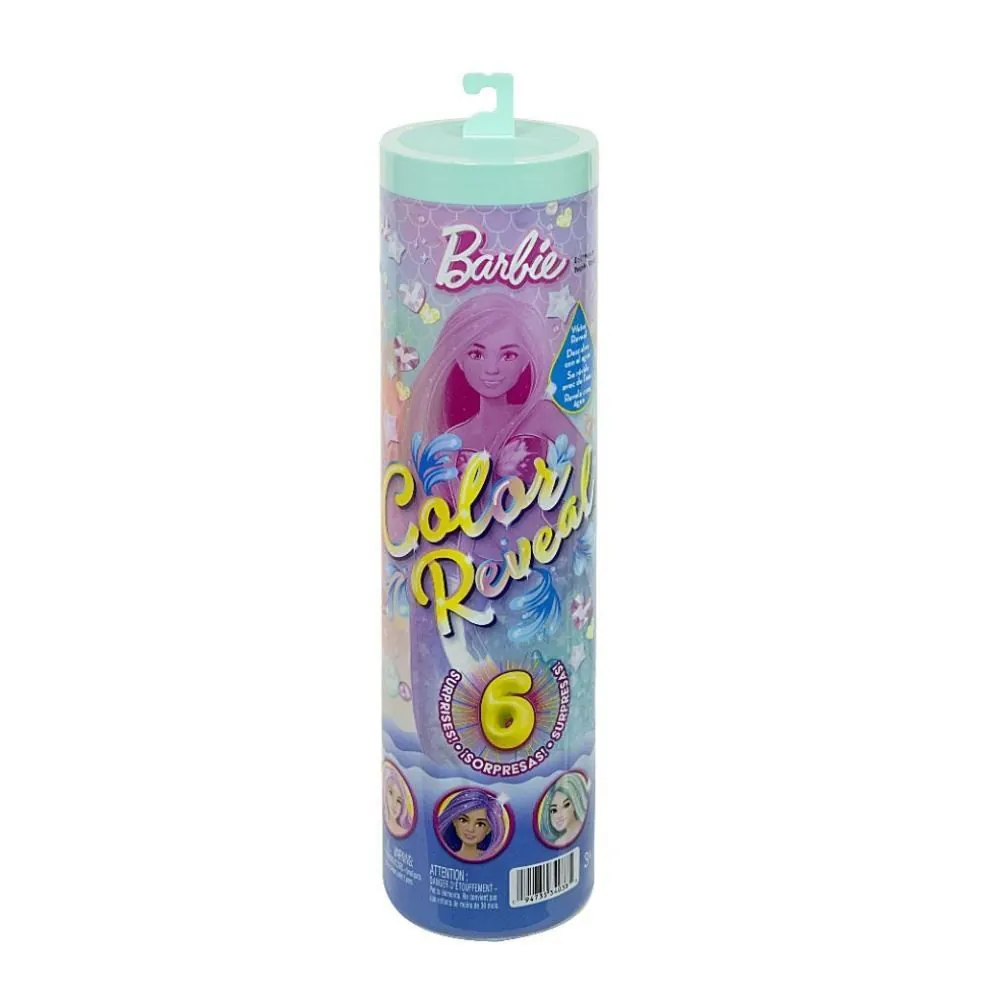 Boneca Barbie Surpresa Sereia Color Reveal Mattel