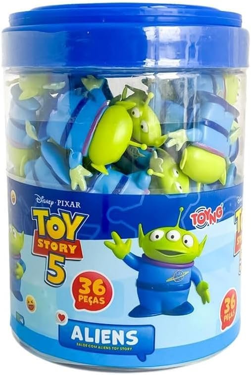 Balde com Aliens Toy Story Disney Toyng